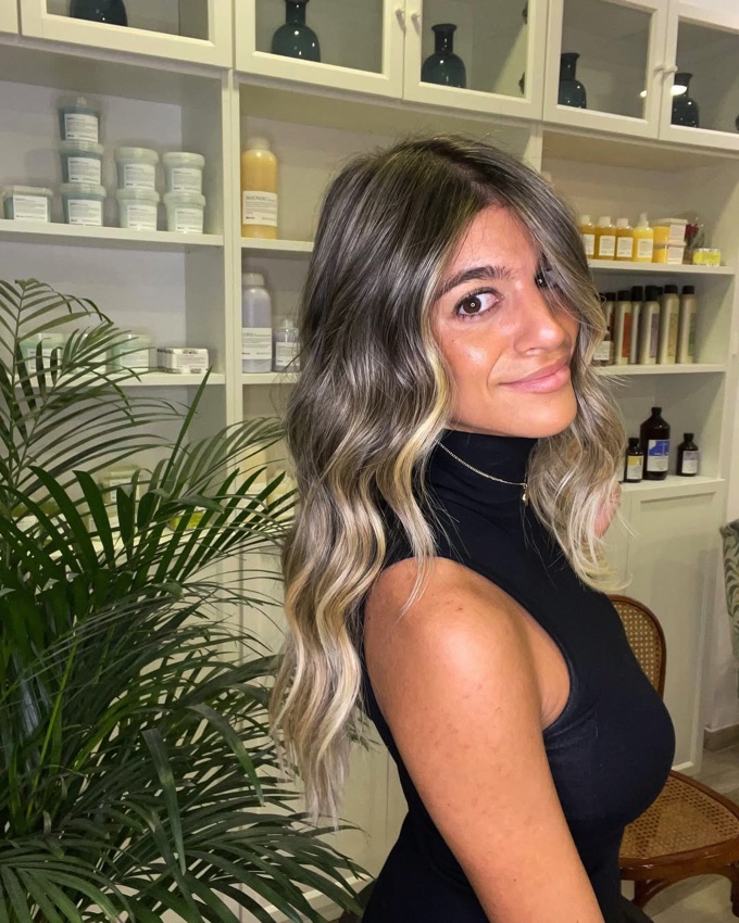 Mechas contouring en Gabaldón Peluqueros.