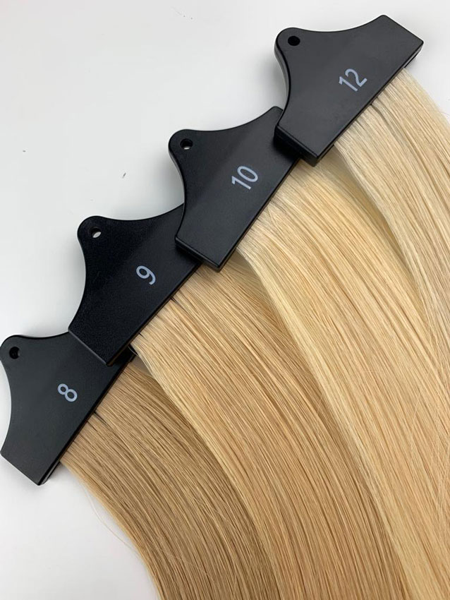Gabaldón Peluqueros, elección de extensiones de cabello personalizada para cada cliente.