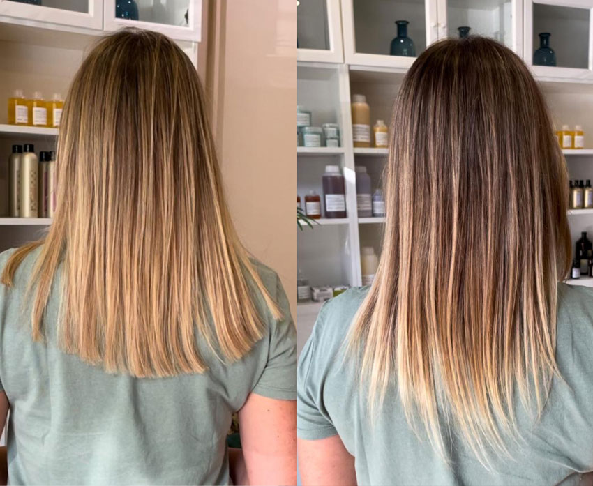 Resultado de extensiones capilares en Gabaldón Peluqueros.